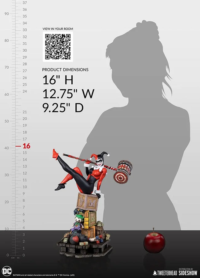 Harley Quinn - LIMITED EDITION: 400 (Exclusive Sixth Scale) – Tweeterhead – ActionFigure Brasil