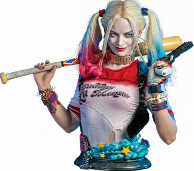 Harley Quinn - LIMITED EDITION: 899 – Infinity Studio X Penguin Toys – ActionFigure Brasil — com base expositora