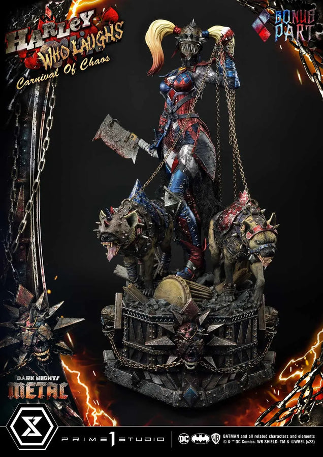 Harley Quinn Who Laughs (Deluxe Bonus Version) Dark Nights: Metal (Comics) – Prime1Studio – ActionFigure Brasil