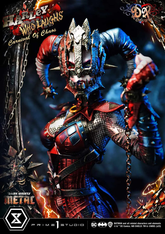 Harley Quinn Who Laughs (Deluxe Bonus Version) Dark Nights: Metal (Comics) – Prime1Studio – ActionFigure Brasil
