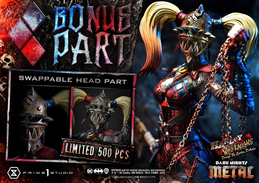 Harley Quinn Who Laughs (Deluxe Bonus Version) Dark Nights: Metal (Comics) – Prime1Studio – ActionFigure Brasil