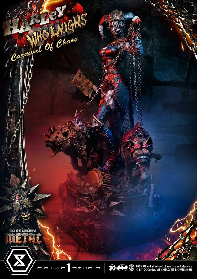 Harley Quinn Who Laughs (Deluxe Bonus Version) Dark Nights: Metal (Comics) – Prime1Studio – ActionFigure Brasil