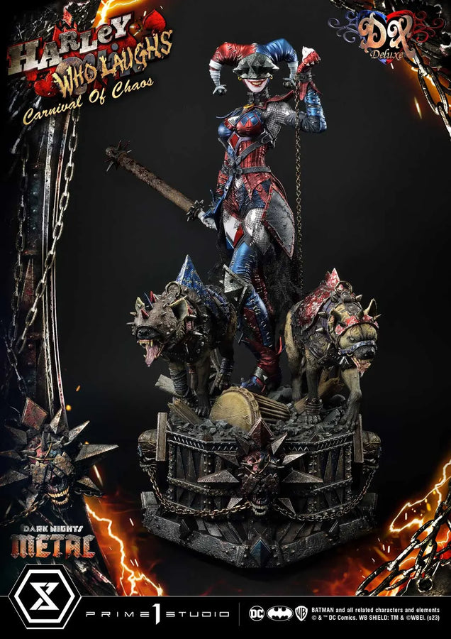 Harley Quinn Who Laughs (Deluxe Bonus Version) Dark Nights: Metal (Comics) – Prime1Studio – ActionFigure Brasil