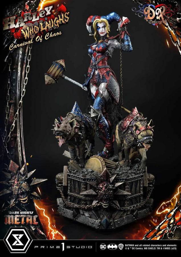 Harley Quinn Who Laughs (Deluxe Bonus Version) Dark Nights: Metal (Comics) – Prime1Studio – ActionFigure Brasil