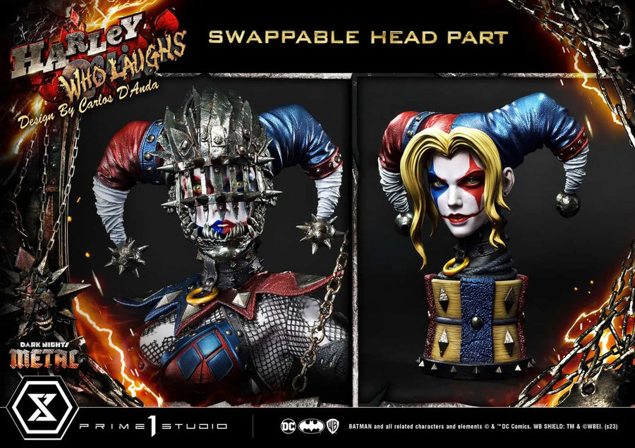 Harley Quinn Who Laughs (Regular Version) Dark Nights: Metal (Comics) – Prime1Studio – ActionFigure Brasil
