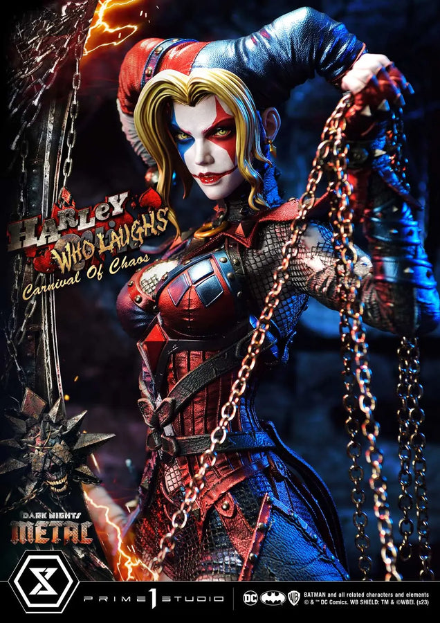 Harley Quinn Who Laughs (Regular Version) Dark Nights: Metal (Comics) – Prime1Studio – ActionFigure Brasil