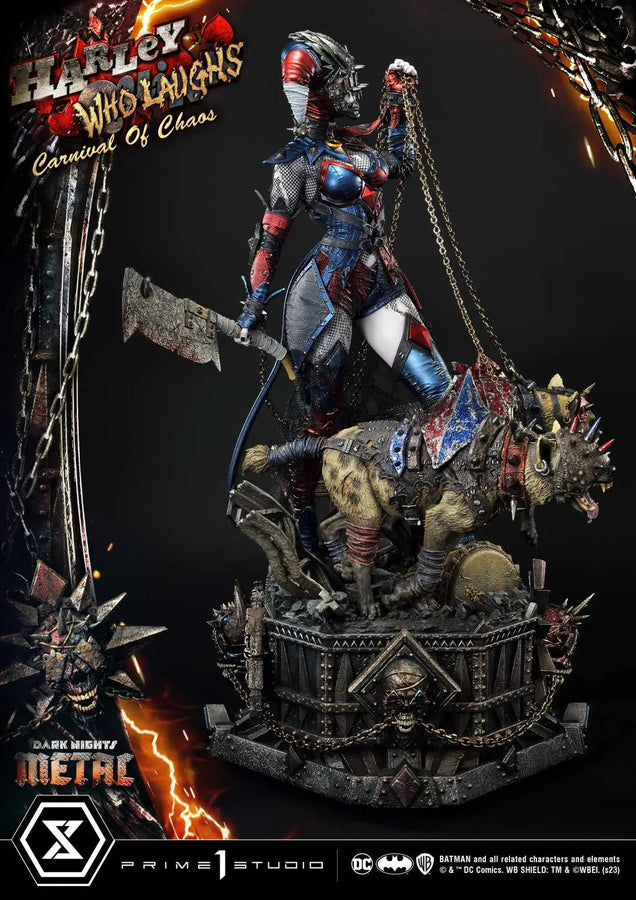 Harley Quinn Who Laughs (Regular Version) Dark Nights: Metal (Comics) – Prime1Studio – ActionFigure Brasil