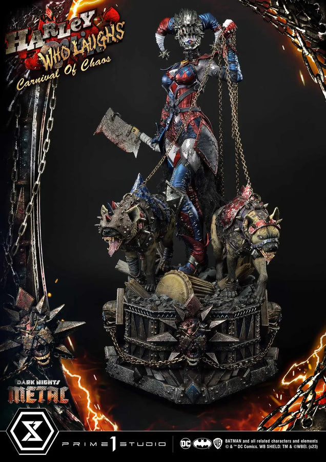 Harley Quinn Who Laughs (Regular Version) Dark Nights: Metal (Comics) – Prime1Studio – ActionFigure Brasil