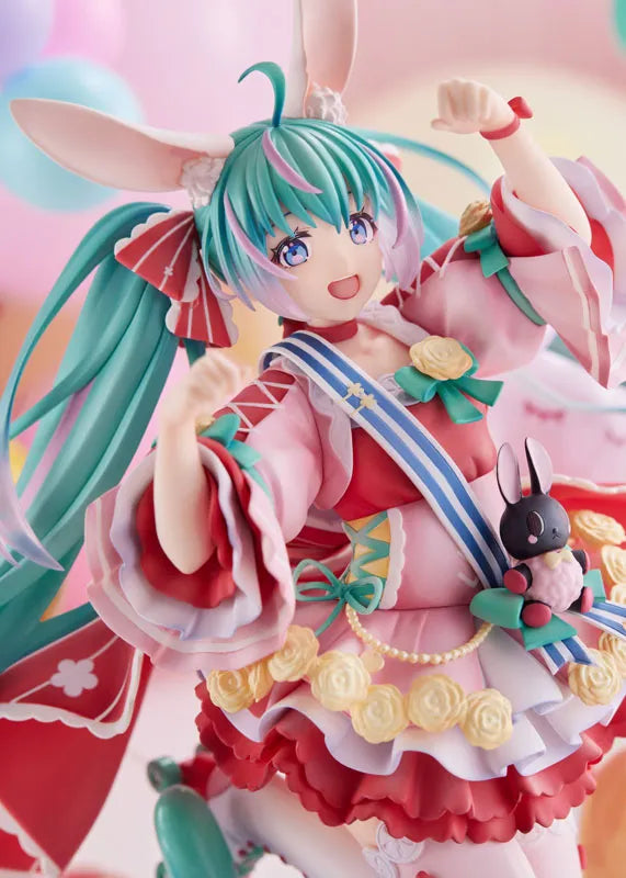 Hatsune Miku 1/7 Scale Figure - Birthday 2021 (Pretty Rabbit Ver.) by Spiritaleㅤ – Spiritale – ActionFigureBrasil