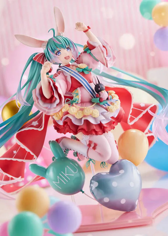 Hatsune Miku 1/7 Scale Figure - Birthday 2021 (Pretty Rabbit Ver.) by Spiritaleㅤ – Spiritale – ActionFigureBrasil