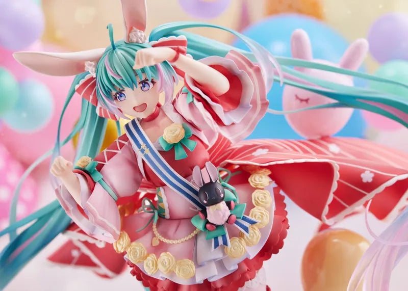Hatsune Miku 1/7 Scale Figure - Birthday 2021 (Pretty Rabbit Ver.) by Spiritaleㅤ – Spiritale – ActionFigureBrasil