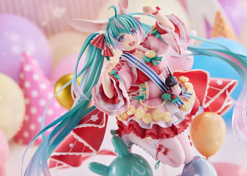 Hatsune Miku 1/7 Scale Figure - Birthday 2021 (Pretty Rabbit Ver.) by Spiritaleㅤ – Spiritale – ActionFigureBrasil