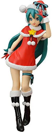 Hatsune Miku -Project DIVA- Arcade Future Tone - Hatsune Miku - SPM Figure - Christmasㅤ – SEGA – ActionFigureBrasil