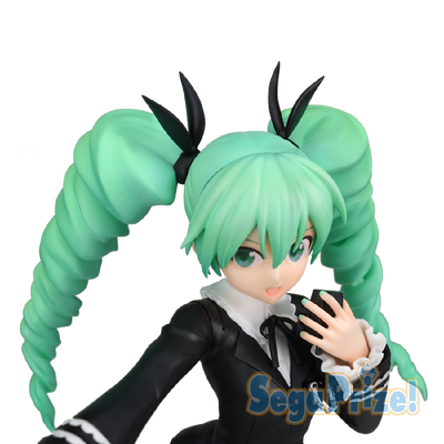 Hatsune Miku -Project DIVA- Arcade Future Tone - Hatsune Miku - SPM Figure - Dark Angel (SEGA)ㅤ – SEGA – ActionFigureBrasil — embalagem