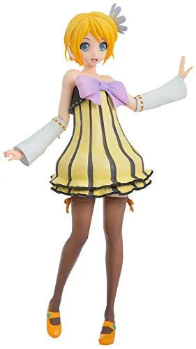 Hatsune Miku -Project DIVA- Arcade Future Tone - Kagamine Rin - SPM Figure - Cheerful Candyㅤ – SEGA – ActionFigureBrasil