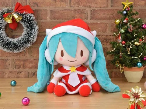 Hatsune Miku -Project Diva- F 2nd - Hatsune Miku - Mega Jumbo Nuigurumi - Christmasㅤ – SEGA – ActionFigureBrasil