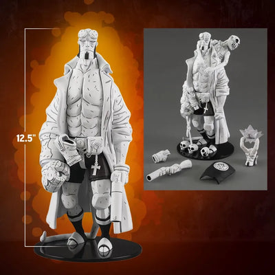Hellboy Black & White (Previews Exclusive) - LIMITED EDITION: 1000 – Dark Horse Comics – ActionFigure Brasil — ambientada