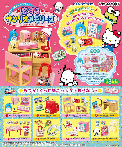 Hello Kitty - Keroppi Hasunoue - Pochacco - Lovely Memories - Miniature - Re-Ment Sanrio Series - 2 - Excursion (Re-Ment)ㅤ – Re-Ment – ActionFigureBrasil
