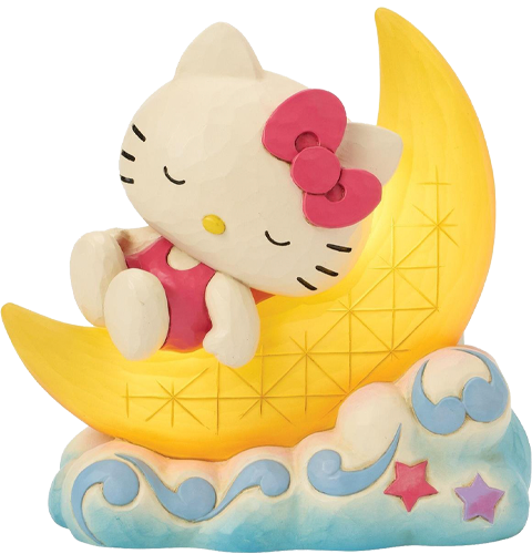 Hello Kitty on LED Moon – Enesco, LLC – ActionFigure Brasil