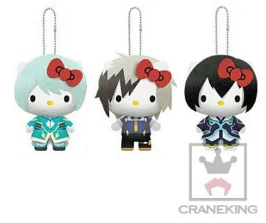 Hello Kitty - Tales of Zestiria - Plush Strap - Tales of Series x Hello Kitty - Mikleoㅤ – Banpresto – ActionFigureBrasil
