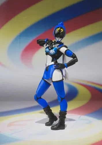 Hikounin Sentai Akibaranger Season Tsuu - Akiba Blue - S.H.Figuarts - Season 2 (Bandai)ㅤ – Bandai – ActionFigureBrasil — com base expositora
