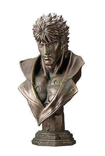 Hokuto no Ken - Kenshirou - Bust - Mega Sofubi Advance MSA-012 - Bronze-style Ver. (Kaiyodo)ㅤ – Kaiyodo – ActionFigureBrasil