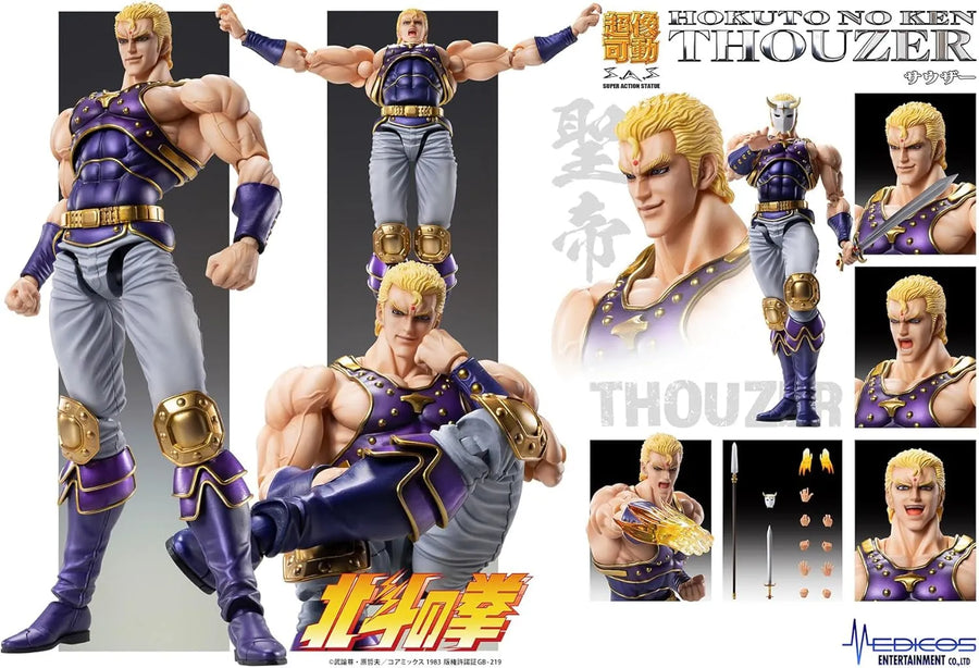 Hokuto no Ken - Thouzer - Super Action Statue - 2025 Re-release (Medicos Entertainment)ㅤ – Medicos Entertainment – ActionFigureBrasil