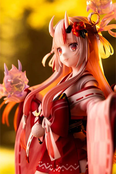 Hololive - Nakiri Ayame - Poyoyo - 1/7 - Shrine Maiden Outfit Ver. (Kotobukiya)ㅤ – Kotobukiya – ActionFigureBrasil — com base expositora