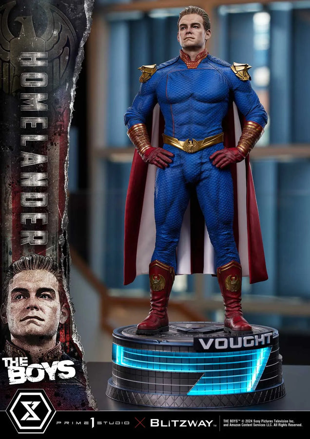 Homelander (Regular Version) The Boys – Prime1Studio – ActionFigure Brasil