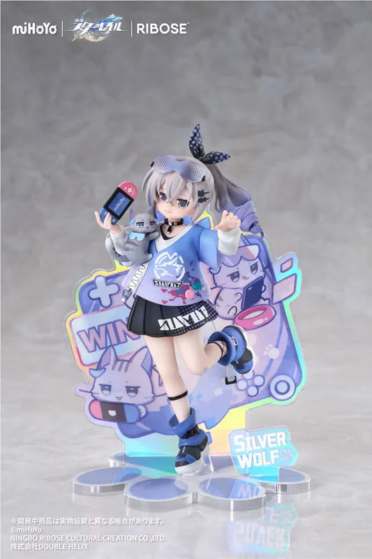 Honkai: Star Rail - Silver Wolf - Honkai: Star Rail Little Cat Series - Little Series - Rise Up+ (Ribose)ㅤ – Ribose – ActionFigureBrasil