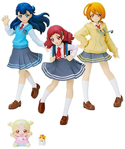 HUGtto! Precure - Bandai Shokugan - Candy Toy - Cutie Figure - HUGtto! Precure Cutie Figure 2 - Setㅤ – Bandai – ActionFigureBrasil