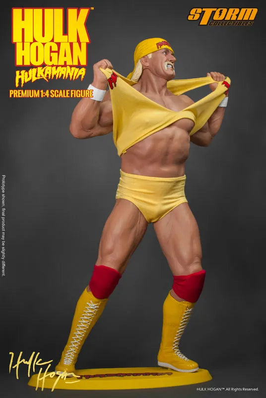 Hulk Hogan 1/4 premium Figure Hulkamaniaㅤ – Storm Collectibles – ActionFigureBrasil