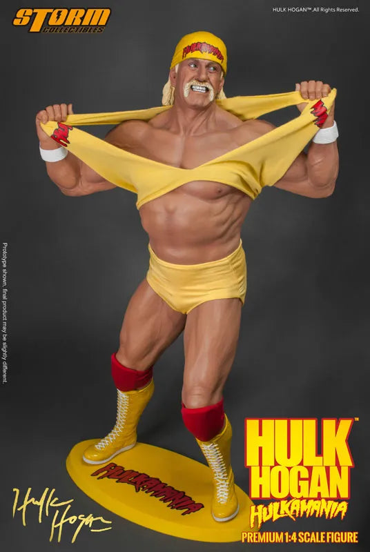 Hulk Hogan 1/4 premium Figure Hulkamaniaㅤ – Storm Collectibles – ActionFigureBrasil