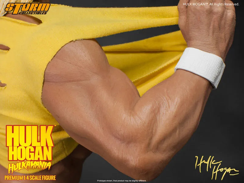 Hulk Hogan 1/4 premium Figure Hulkamaniaㅤ – Storm Collectibles – ActionFigureBrasil