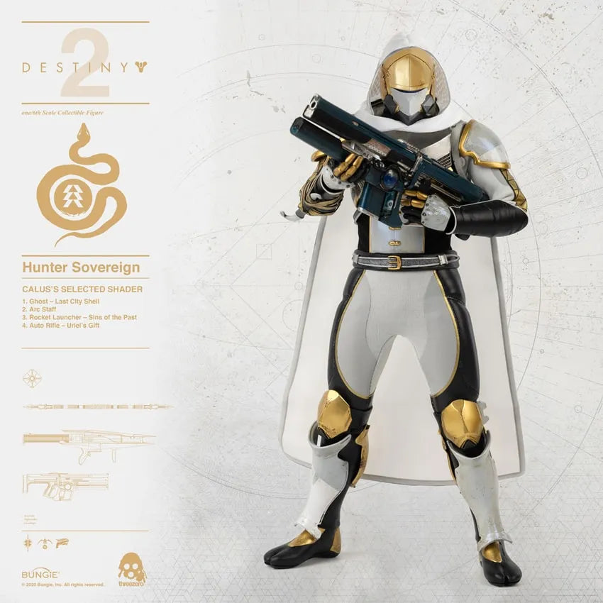 Hunter Sovereign (Calus's Selected Shader) – Threezero – ActionFigure Brasil