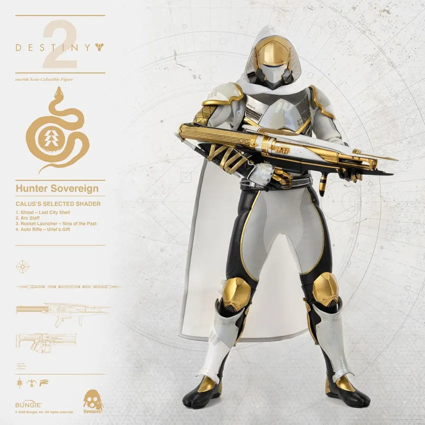 Hunter Sovereign (Calus's Selected Shader) – Threezero – ActionFigure Brasil