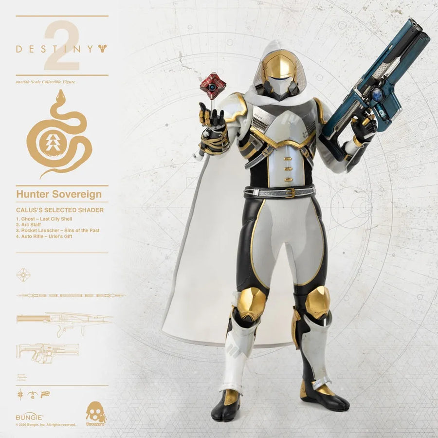 Hunter Sovereign (Calus's Selected Shader) – Threezero – ActionFigure Brasil