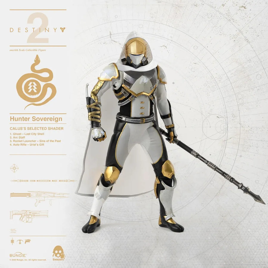 Hunter Sovereign (Calus's Selected Shader) – Threezero – ActionFigure Brasil