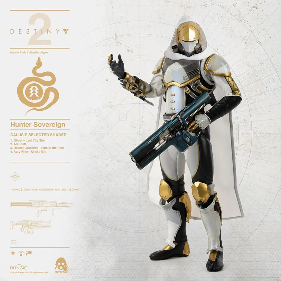 Hunter Sovereign (Calus's Selected Shader) – Threezero – ActionFigure Brasil