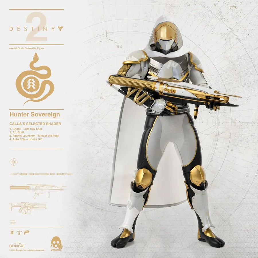 Hunter Sovereign (Calus's Selected Shader) – Threezero – ActionFigure Brasil