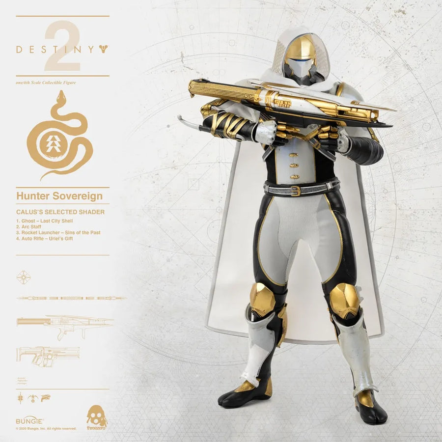 Hunter Sovereign (Calus's Selected Shader) – Threezero – ActionFigure Brasil