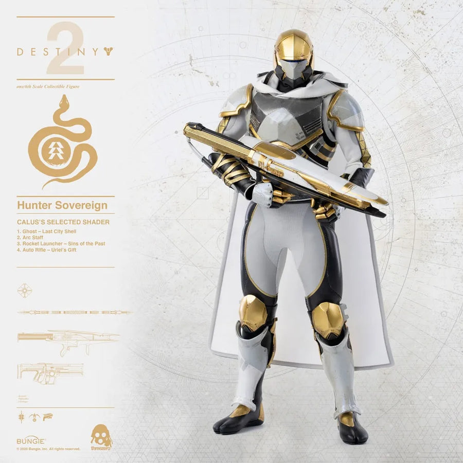 Hunter Sovereign (Calus's Selected Shader) – Threezero – ActionFigure Brasil
