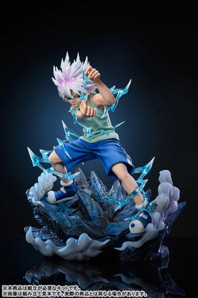 Hunter x Hunter - Statue Series - Killua Zoldyck (Plex)ㅤ – PLEX – ActionFigureBrasil — ângulo diferente