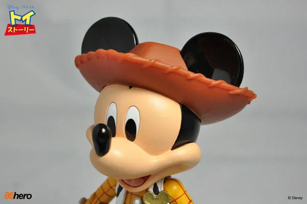 Hybrid Metal Figuration #003 Toy Story Mickey Mouse As Woodyㅤ – 86 Hero – ActionFigureBrasil