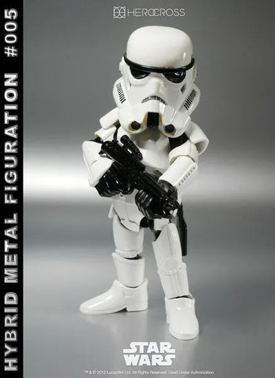 Hybrid Metal Figuration 005 "Star Wars" Stormtrooperㅤ – Hero Cross – ActionFigureBrasil