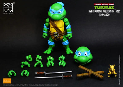Hybrid Metal Figuration #037 "Ninja Turtles" Leonardoㅤ – Puella Magi Madoka Magica – ActionFigureBrasil — ambientada