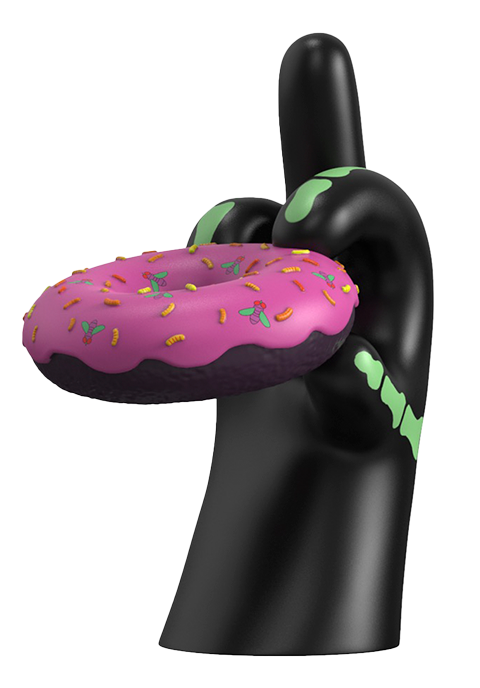 I Donut Care (Spooky Edition) - LIMITED EDITION – Mighty Jaxx – ActionFigure Brasil