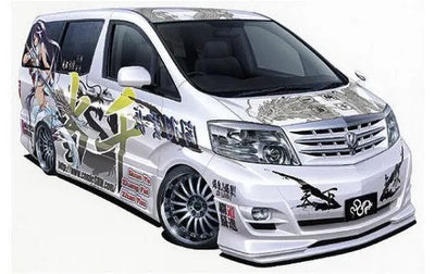 Ikki Tousen - Chouun Shiryuu - Kan'u Unchou - Ryomou Shimei - Sonsaku Hakufu - Itasha - Ikki Tousen Toyota Alphard MS/AS - 1/24 - Toyota Alphard MS/AS (2005 version) (Aoshima)ㅤ – Aoshima – ActionFigureBrasil