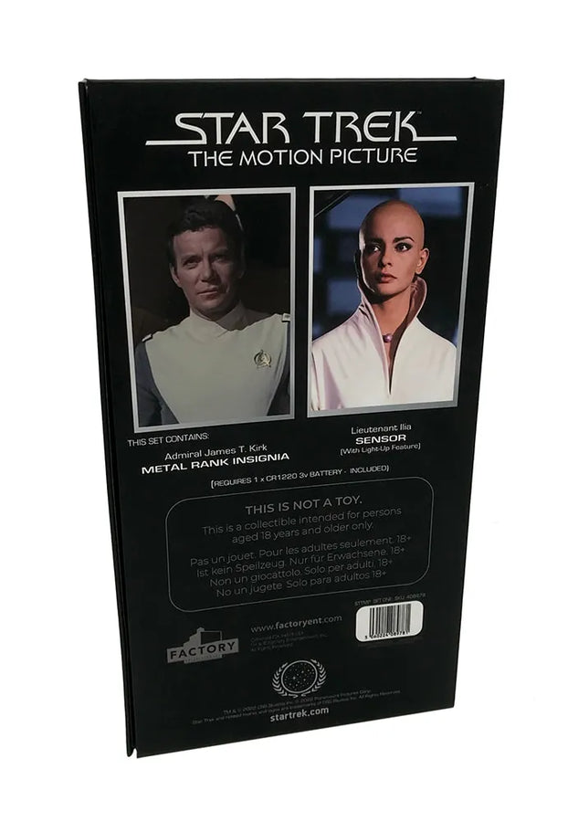 Ilia Sensor and Command Insignia Set - LIMITED EDITION: 1701 – Factory Entertainment – ActionFigure Brasil