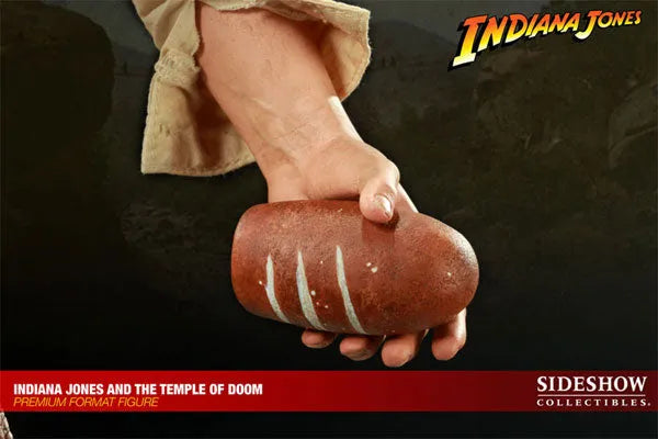 Indiana Jones - 1/4 Scale Premium Figure: Indiana Jones (The Temple Of Doom)ㅤ – Sideshow Collectibles – ActionFigureBrasil